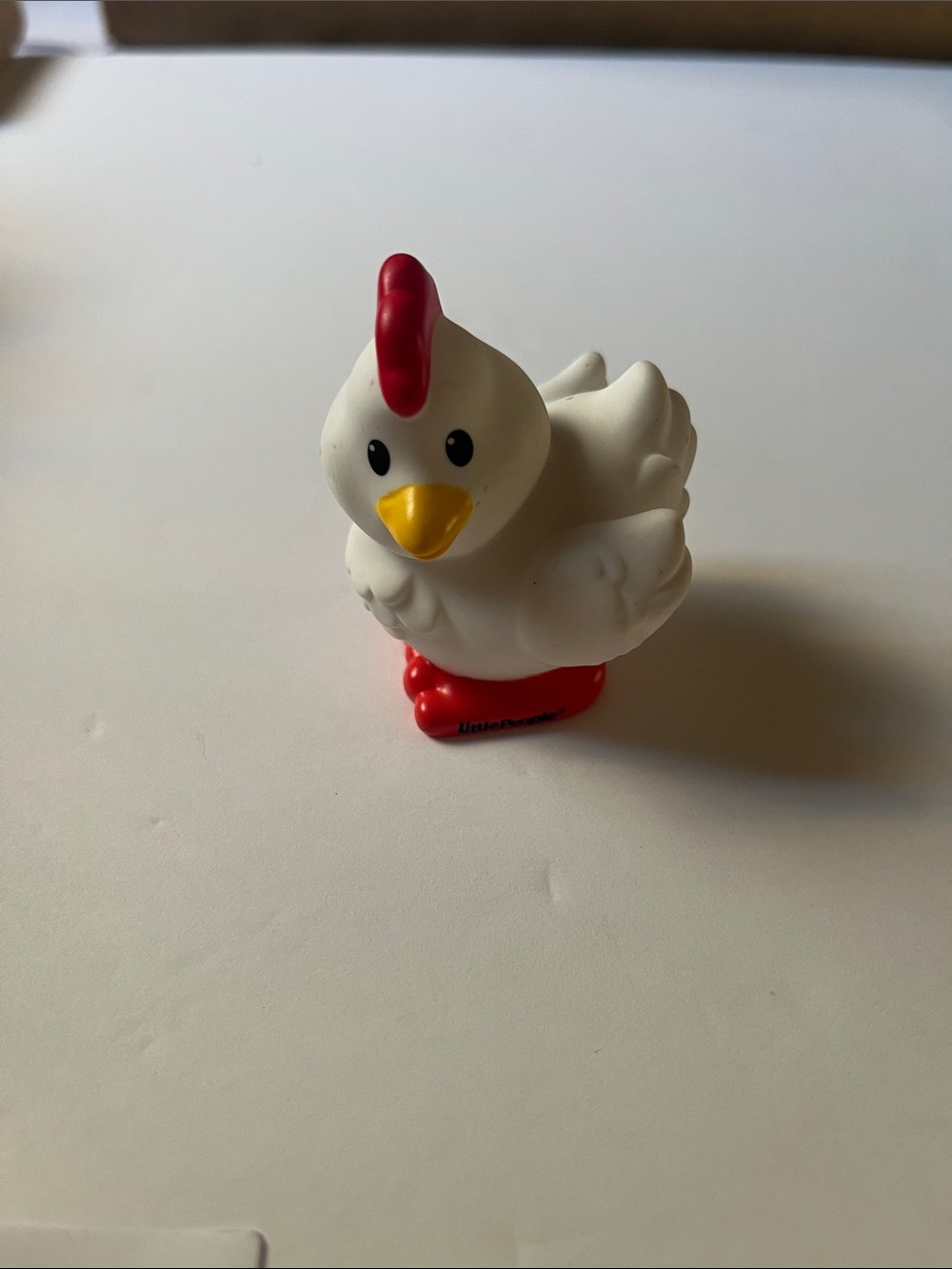 Fisher Price Little People White Chicken Hen Nativity Stable Zoo Farm Easter
